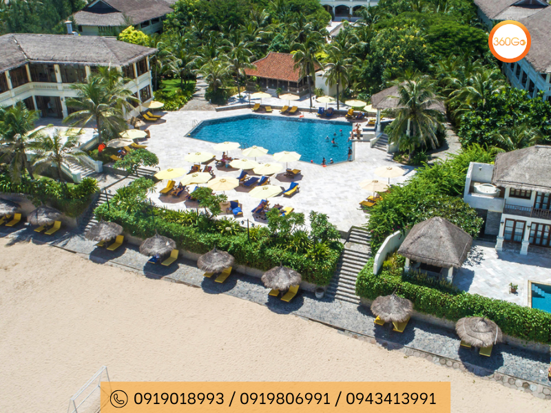 Resort có bãi biển riêng - Du lịch 360Go 